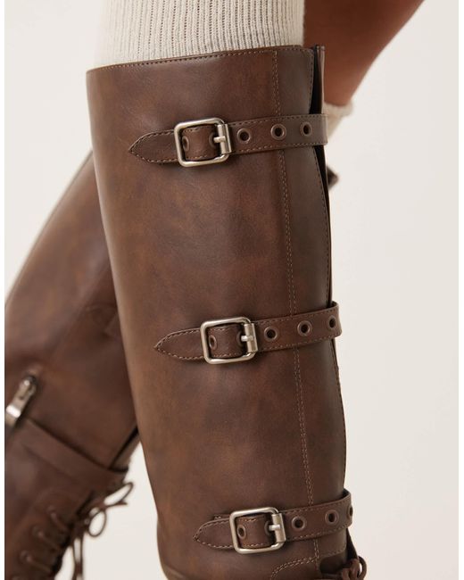Raid Black – fallon – kniehohe stiefel