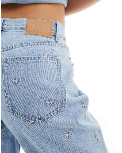 Cotton On Blue Loose Straight Jean