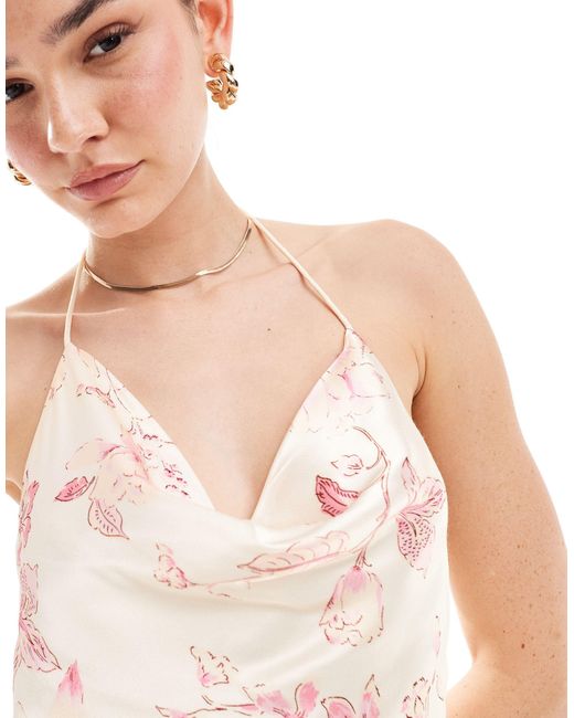 Forever New Pink – neckholder-minikleid