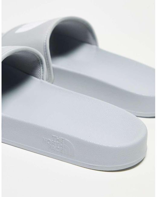 The North Face Gray Base Camp Iii Sliders for men