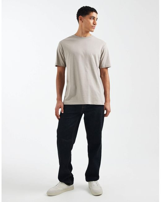 ASOS – basic-t-shirt in Gray für Herren