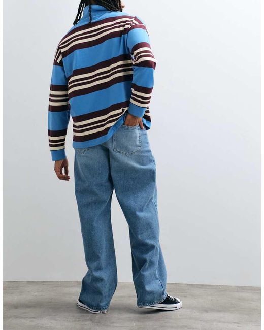 ASOS Blue baggy Jeans for men