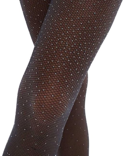 Pretty Polly Brown Embellished Fishnet Tights