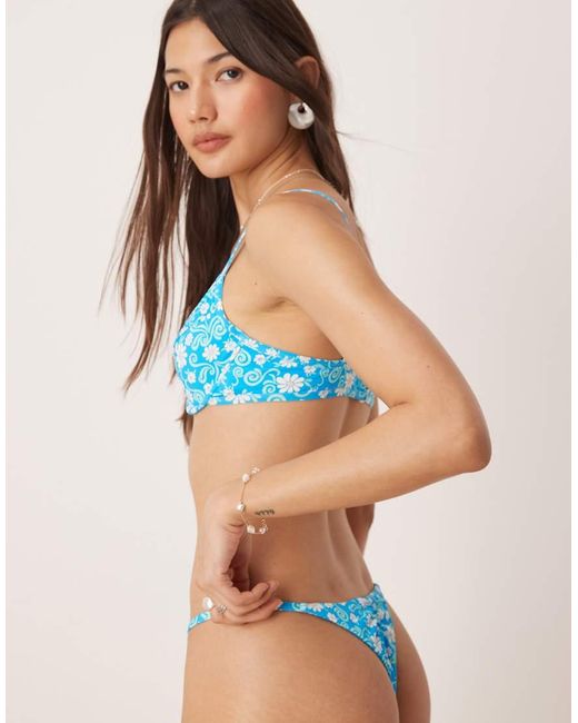 Dippin' Daisy's Blue Dippin Daisys Cheeky Bikini Bottom