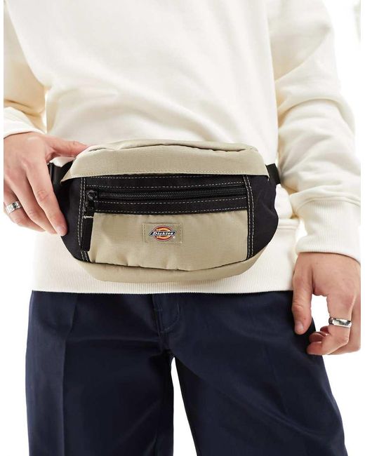 Riñonera Ashville De -Beis Neutro Dickies de hombre de color White