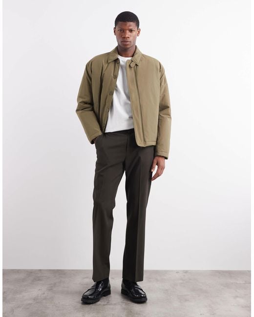 ASOS Green Harrington Jacket for men