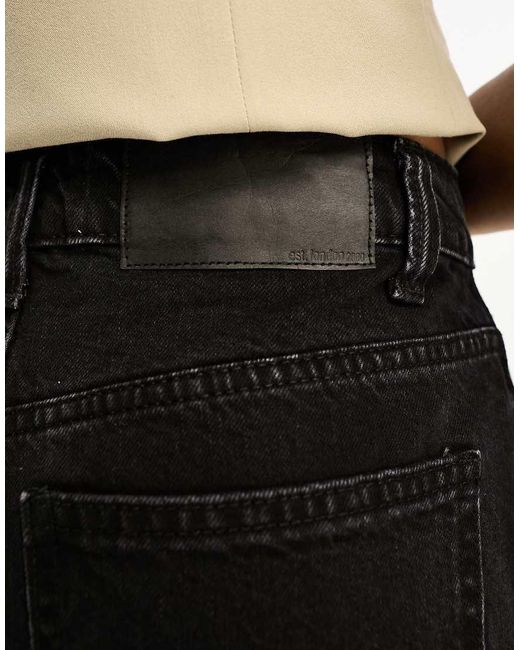 ASOS Black Asos Design Tall High Rise Relaxed Mom Jeans