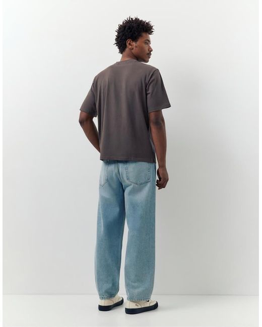 Pull&Bear Blue 2-pack Of Basic T-shirts for men