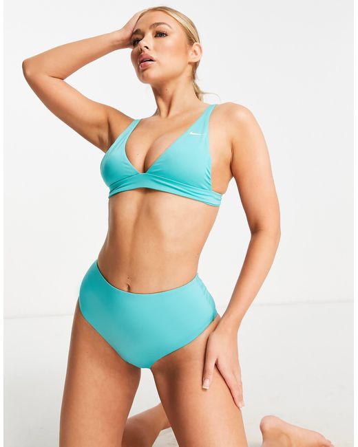 Nike Blue Nike – knapper bikinislip mit hohem bund