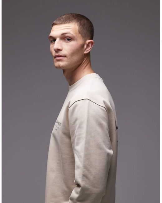 AllSaints Gray Underground Sweatshirt for men