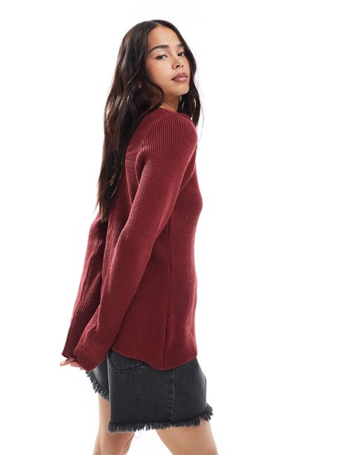 ASOS Red – strukturierte strickjacke
