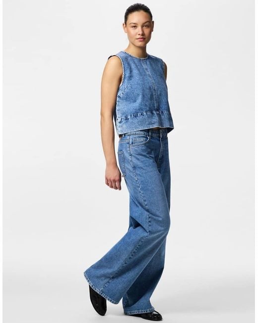 Pieces Blue Top