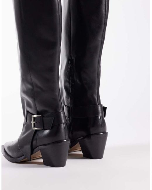 Bronx Blue New-clint Western Knee Boots