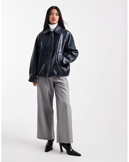 ASOS Blue – oversize-bomberjacke