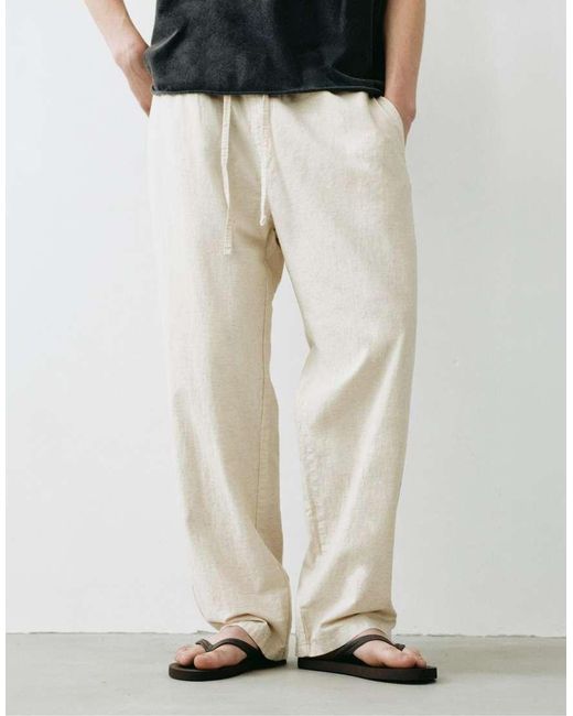 Joggers Rustici di Pull&Bear in White da Uomo