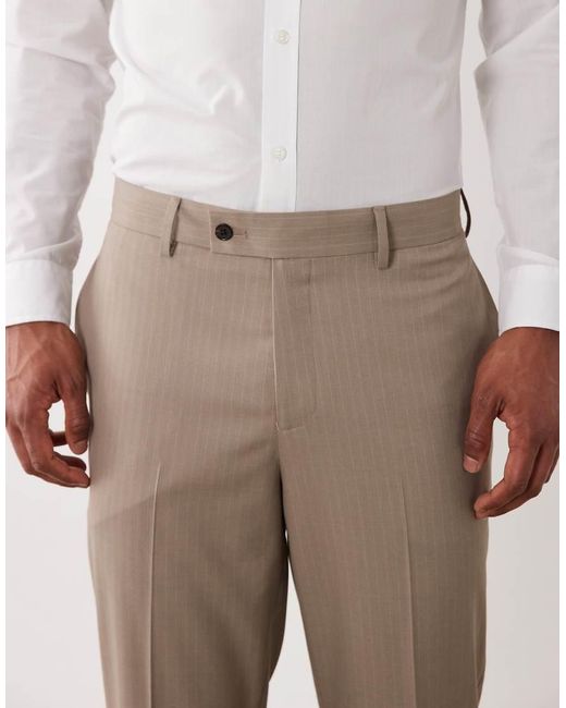 ASOS White Tailored Tapered Pants for men