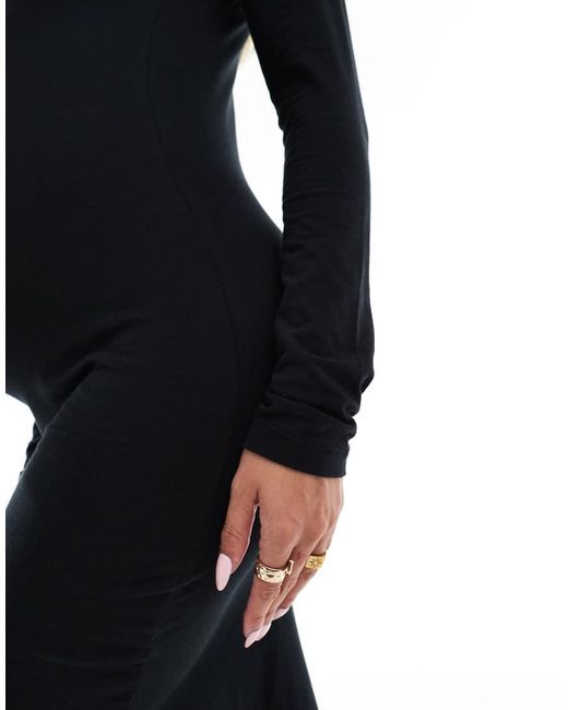 Mama.licious White Mamalicious Maternity Jersey Bodycon Midi Dress