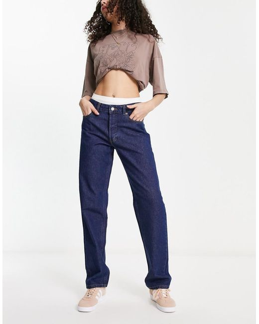 JJXX Blue Seoul Straight Leg Jeans