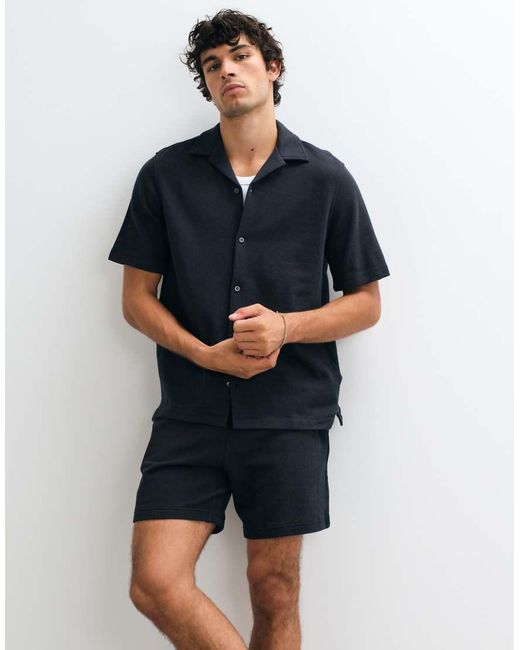 Gap Blue Towelling Shirt Co-Ord for men