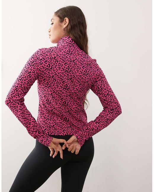 OOSC Purple Infinite Cropped Zipped Jacket