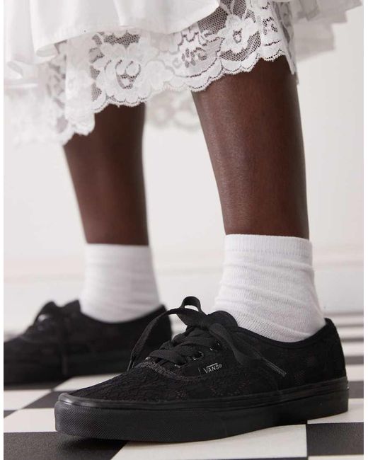Vans Black Authentic Trainers