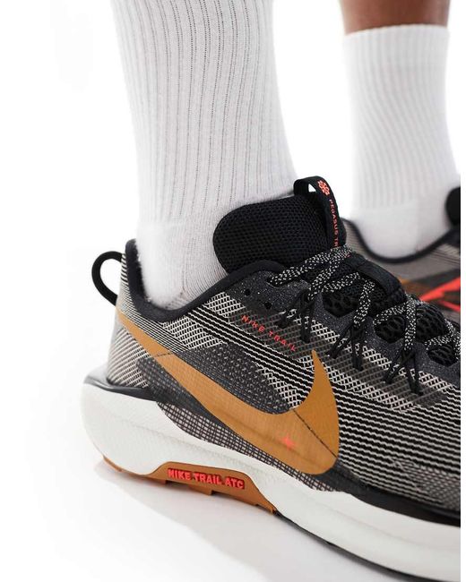 Nike White Reactx Pegasus Trail 5 Trainers for men