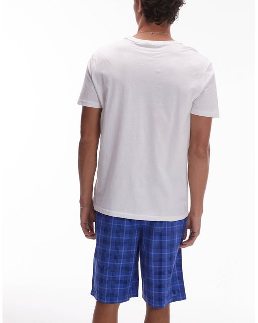 Tommy Hilfiger – pyjama-set in Blue für Herren