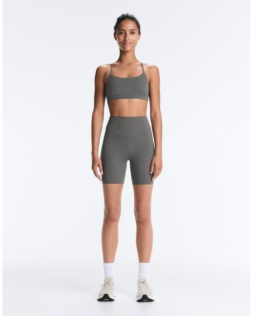 Oysho Gray Comfortlux High-Rise 20Cm Leggings