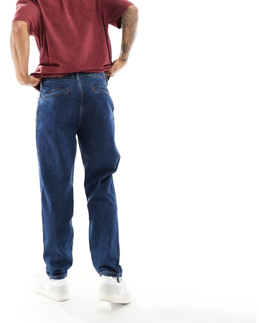 ASOS – jeans mit zwei falten in Red für Herren