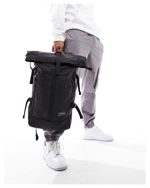Consigned Roll Top Backpack in Black for Men Lyst UK