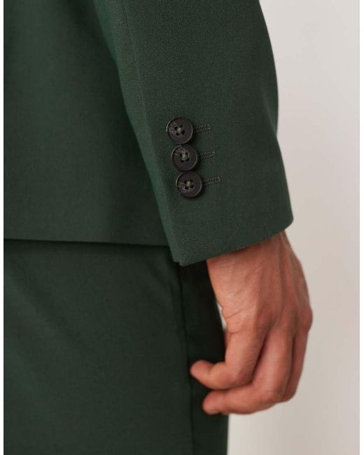 ASOS Green Slim Suit Jacket for men