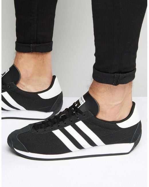 adidas Originals Country Og Trainers In Black S81860 for Men | Lyst