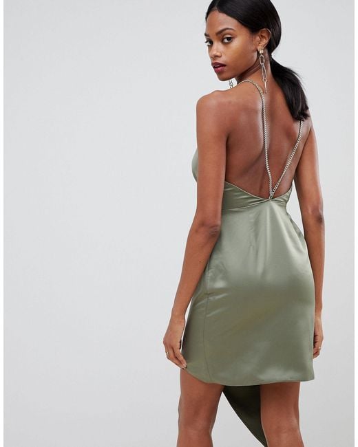 asos satin dress
