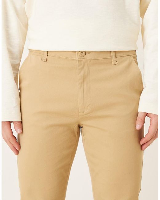 Chino Skinny di ASOS in Natural da Uomo