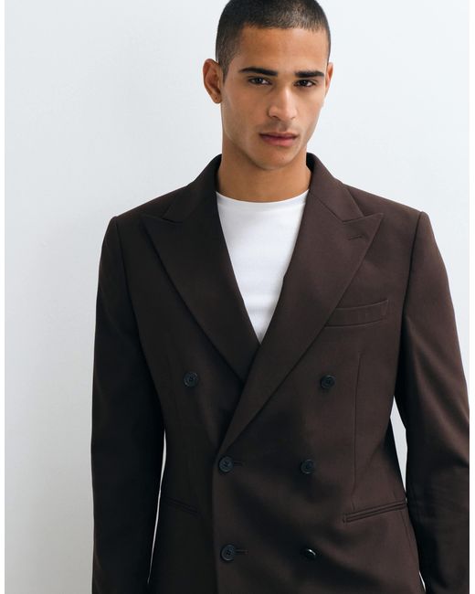 Blazer ASOS pour homme en coloris Black