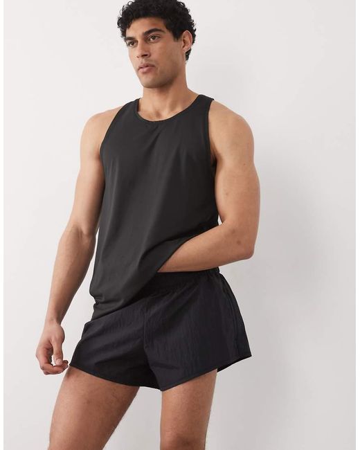 4505 Natural Technical Nylon 3"" Training Short With Zip Pockets for men