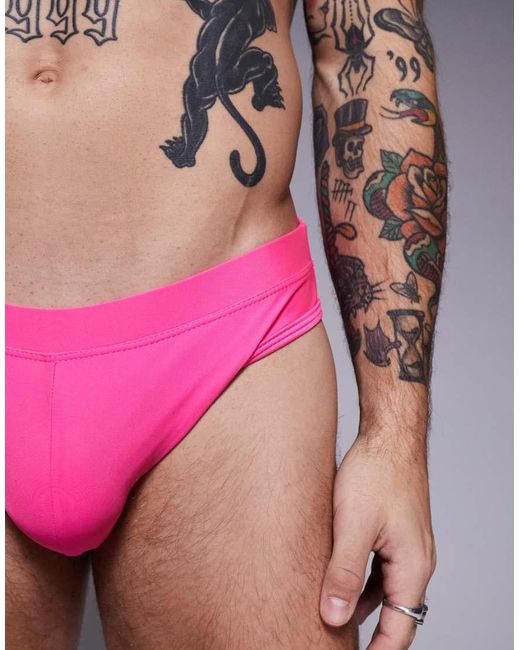 ASOS Zwemslip in het Pink voor heren