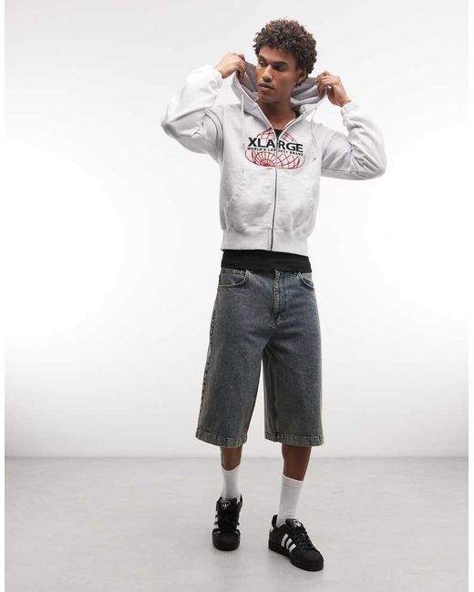 Worlds Larger Xlarge de hombre de color White