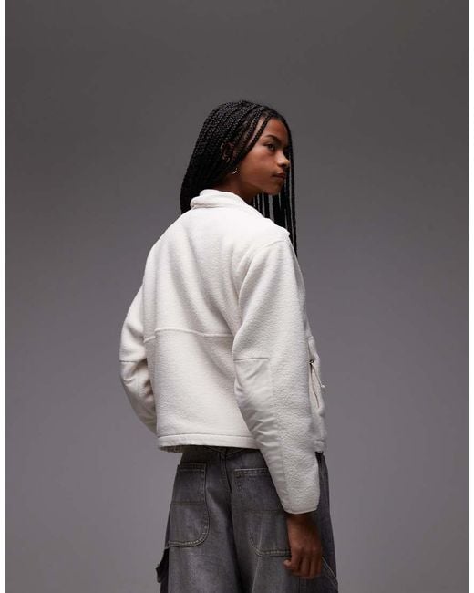 The North Face Gray Yumiori Off Peak Full Zip Fleece Jacket