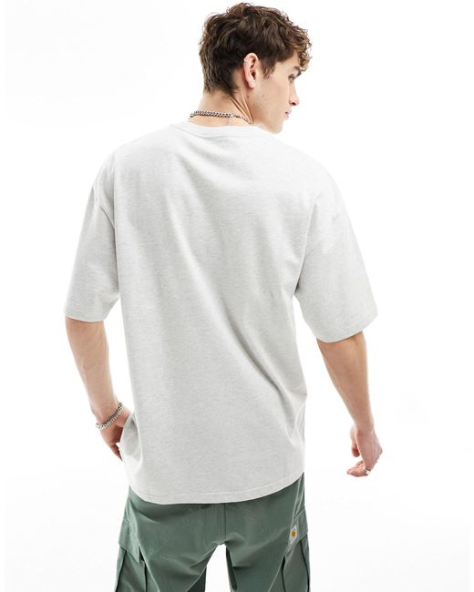 Carhartt Gray Mist T-shirt for men