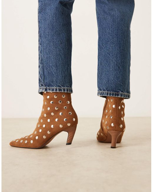 ASOS Brown – raye – ankle boots