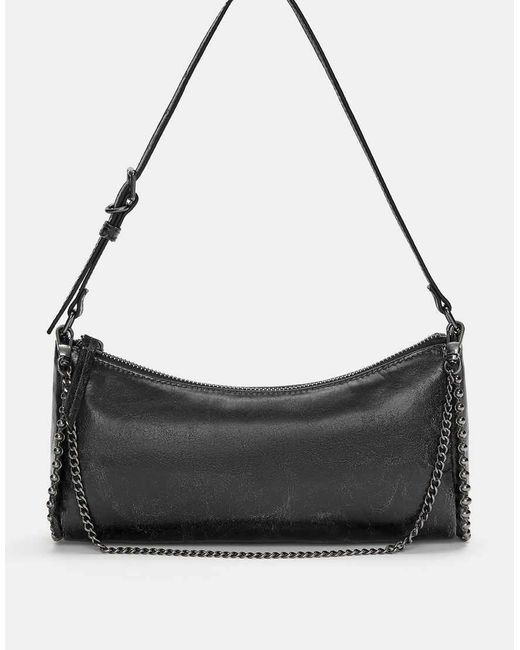 Pull&Bear Schoudertas Met Versiering in het Black