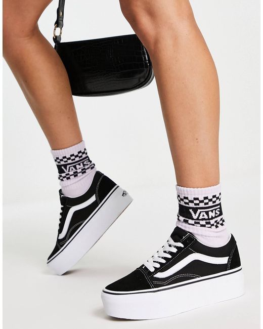 Vans White Old Skool Stackform Trainers