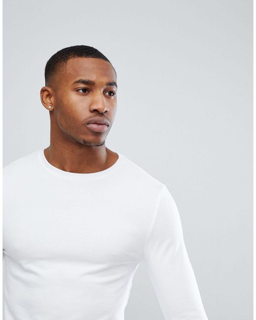 mens long sleeve t shirts muscle fit