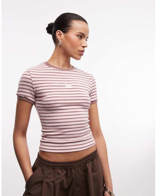Daisy Street Red Baby Tee With Graphic