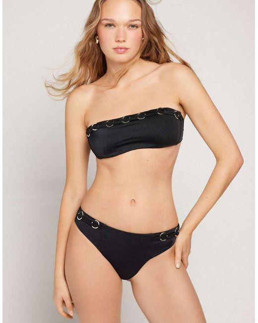 Tezenis Black Royal Essence Bandeau Bikini Top