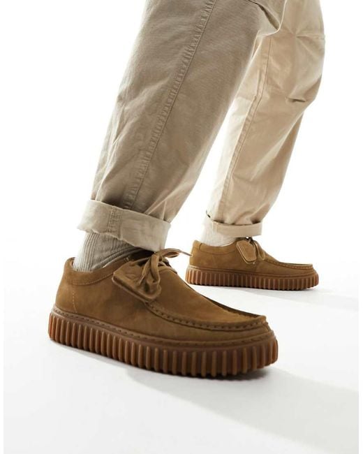 Clarks White Clarks Torhill Lo Shoes for men