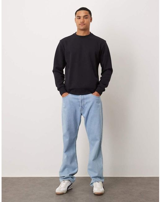 Felpa Oversize di Mango in Blue da Uomo