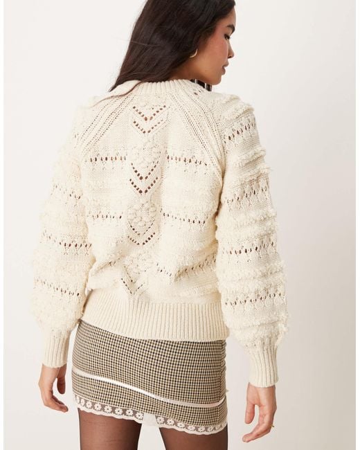 Vila Natural Detail Knitted Jumper