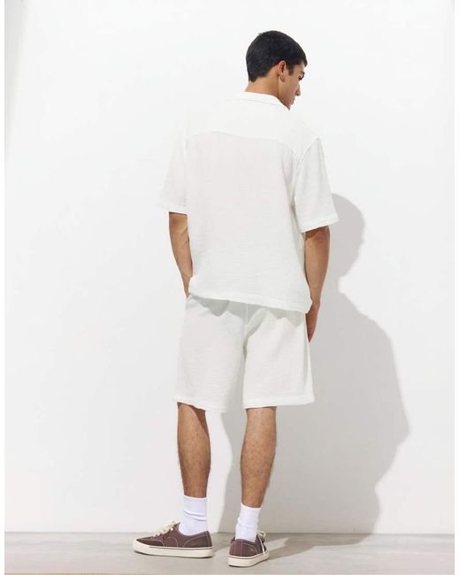 Bermuda Corti di Pull&Bear in White da Uomo